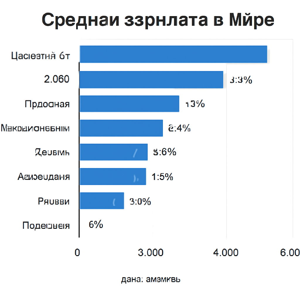 Средние зарплаты в мире — 2