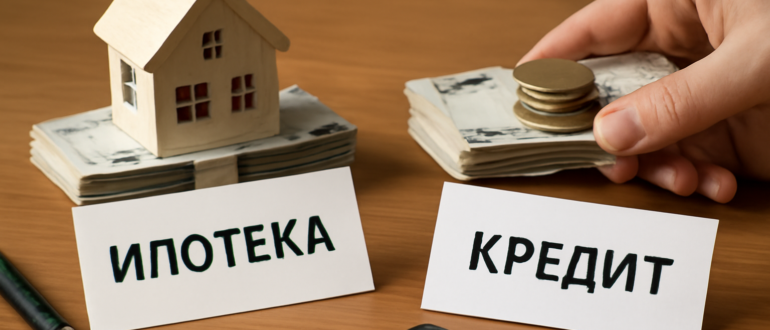 Чем отличается ипотека от кредита