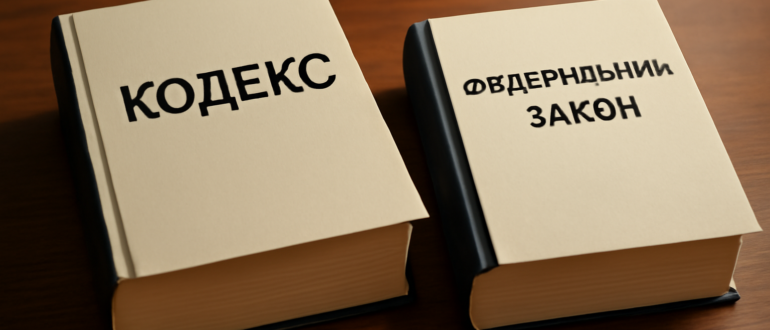 Чем отличается кодекс от федерального закона