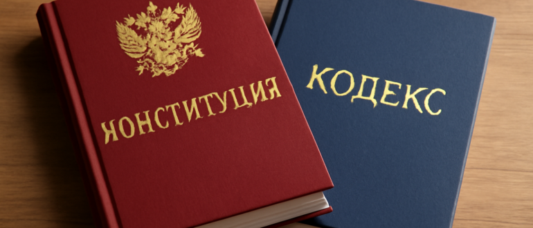 Чем отличается Конституция от кодекса