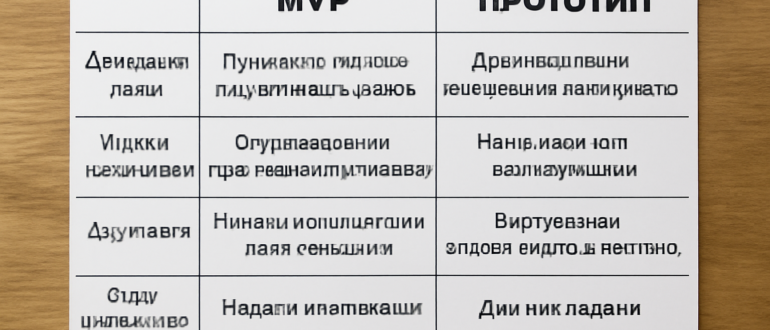 Чем отличается MVP от прототипа