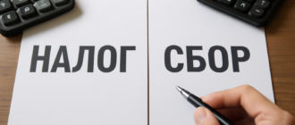 Чем отличается налог от сбора