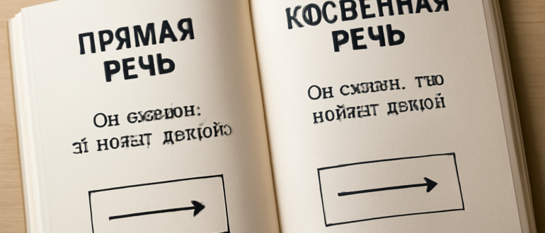 Чем отличается прямая речь от косвенной